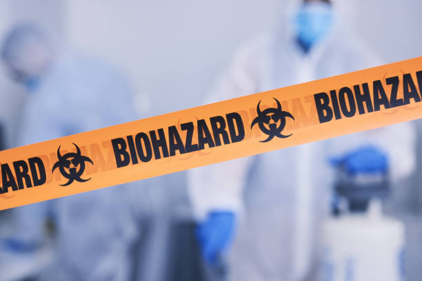 Professional Blood Cleanup technician working in Conway, NH